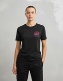 Modelo mide 1,74m y usa talla M