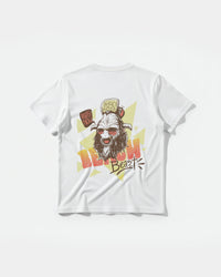 Camiseta Party Now Pocket Front Regular Basic Blanco