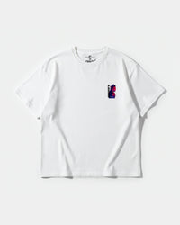 Camiseta Homies White Pocket Front Oversize Basic Blanco