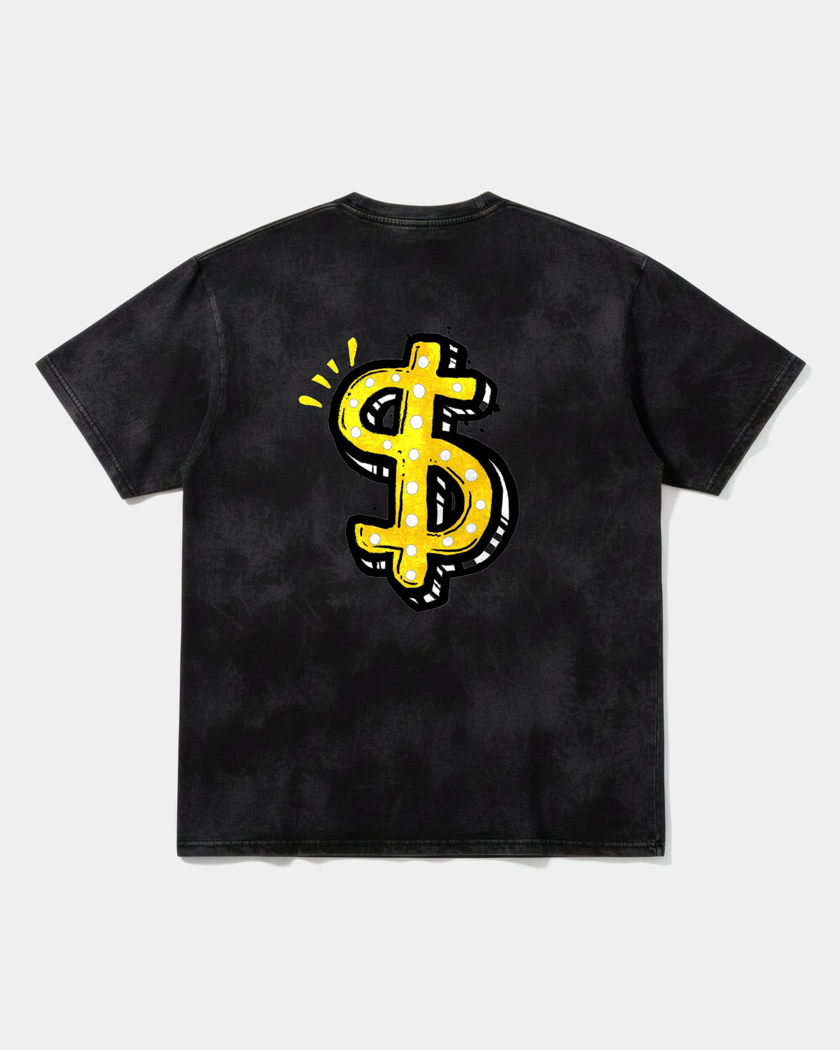 Money Money Big Back Oversize Acid T-Shirt