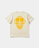Camiseta Icono Africano Big Back Regular Basic Beige