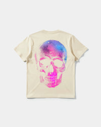 Camiseta Space Skull Big Back Regular Basic Beige