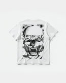 Camiseta Skull Tiger Pocket Front Regular Basic Blanco