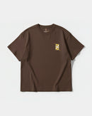 Camiseta King S Cocktail Pocket Front Oversize Basic Marron
