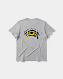 Camiseta Ojo Big Back Regular Basic Gris
