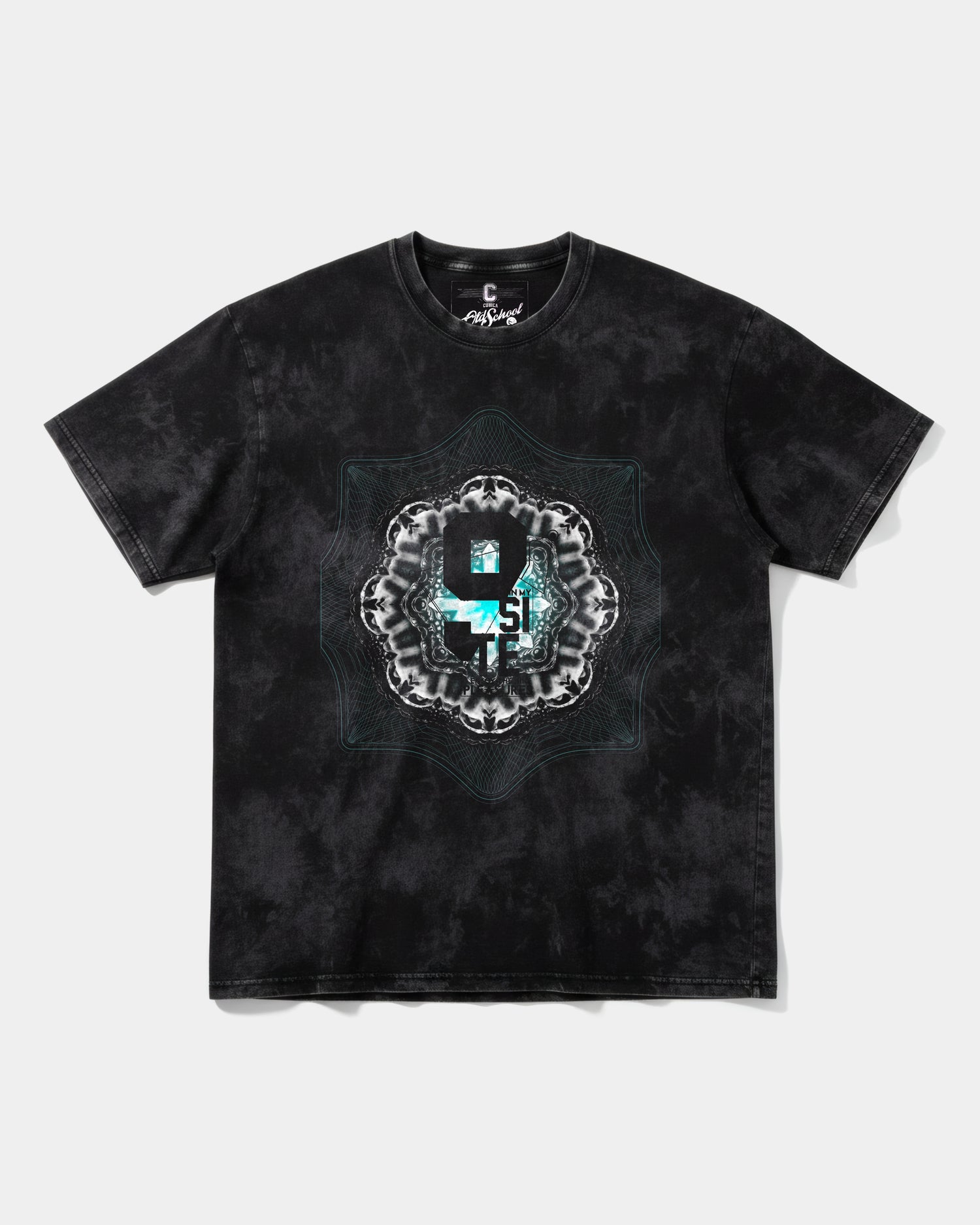 Camiseta Pleasures Big Front Oversize Acid Negro