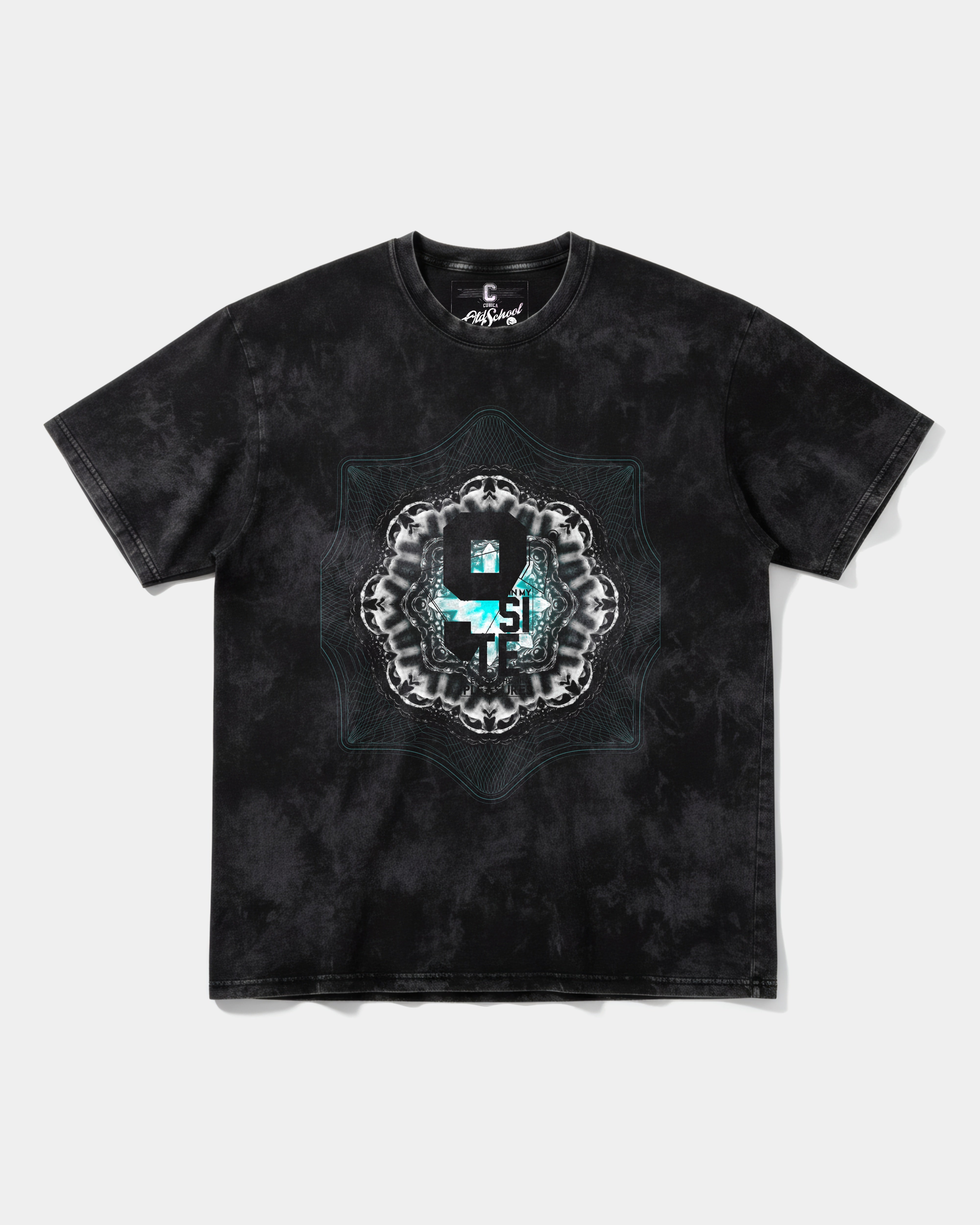 Camiseta Pleasures Big Front Oversize Acid