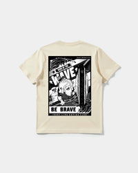Camiseta Hero Of The Wave Big Back Regular Basic Beige