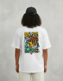 Modelo mide 1,83m y usa talla L