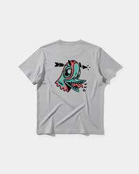 Camiseta Crazy Paloma Big Back Regular Basic Gris
