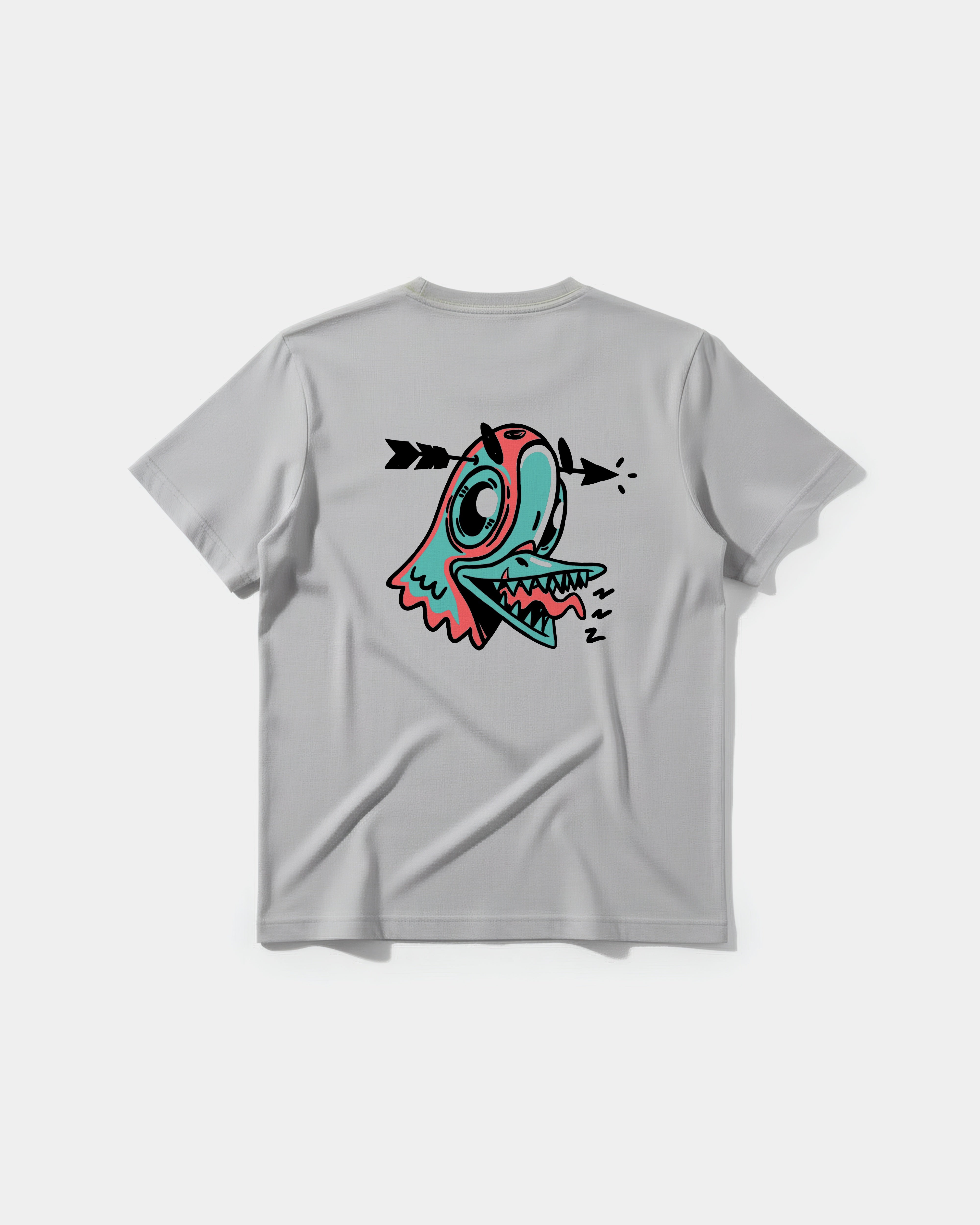 Camiseta Crazy Paloma Big Back Regular Basic Gris