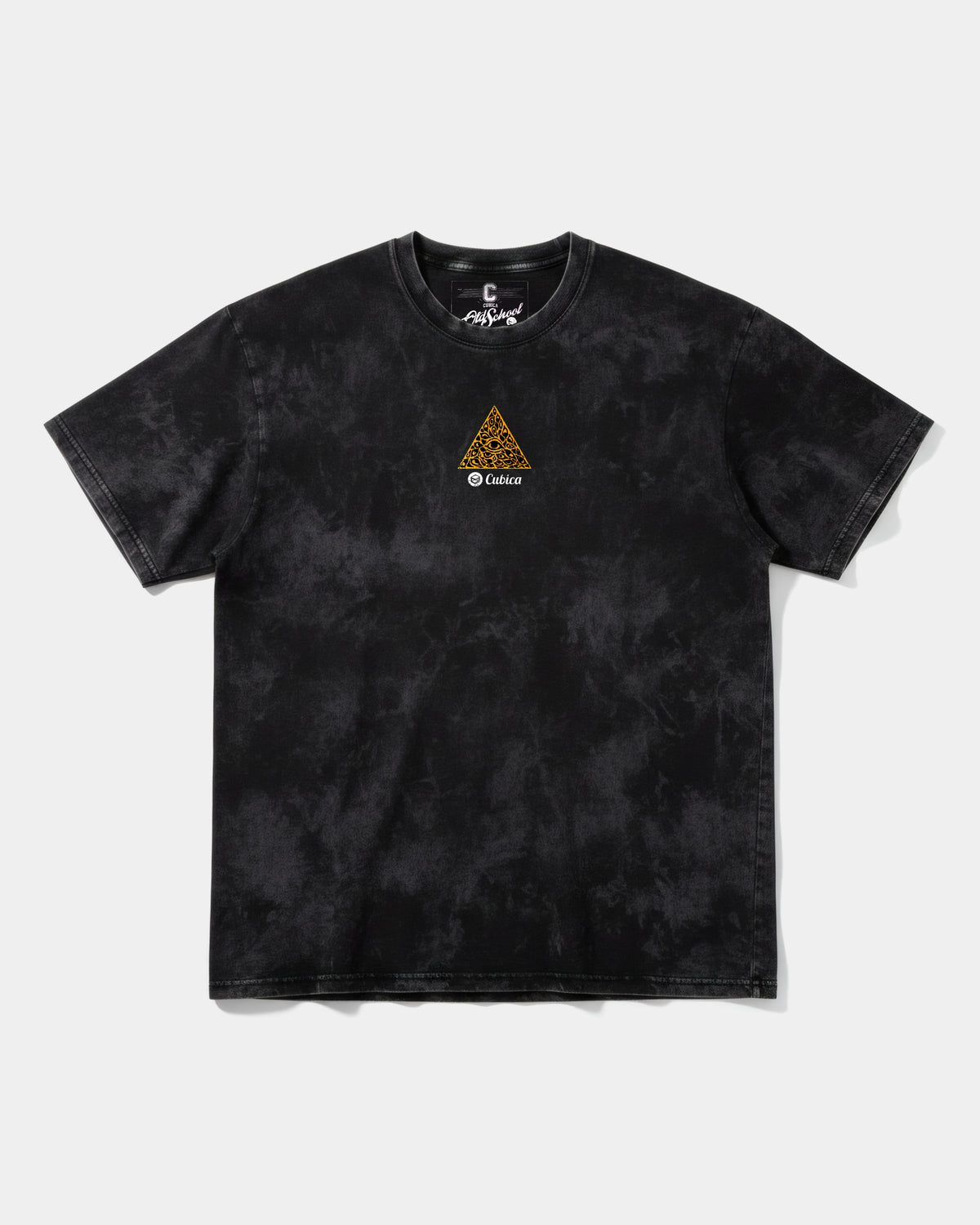 Cubic Illuminati Chest Front Oversize Acid T-shirt