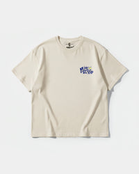 Camiseta Rock Da Body Pocket Front Oversize Basic Beige