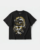 Camiseta Sea Soldier Big Front Oversize Basic Negro