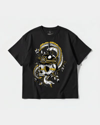 Camiseta Sea Soldier Big Front Oversize Basic Negro