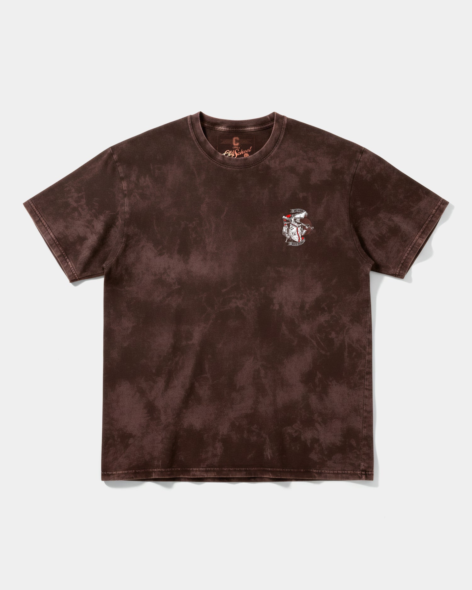 Camiseta Baseball Shark Pocket Front Oversize Acid Marron
