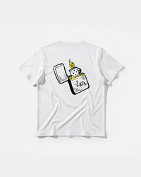 Camiseta Candela Big Back Regular Basic Blanco