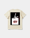 Camiseta Hot Friday White Big Back Regular Basic Beige