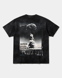Camiseta Interdimensional Big Back Oversize Acid Negro