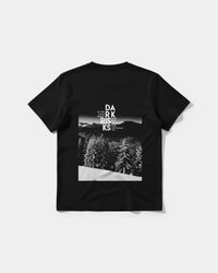 Camiseta Dark Risk White Big Back Regular Basic Negro