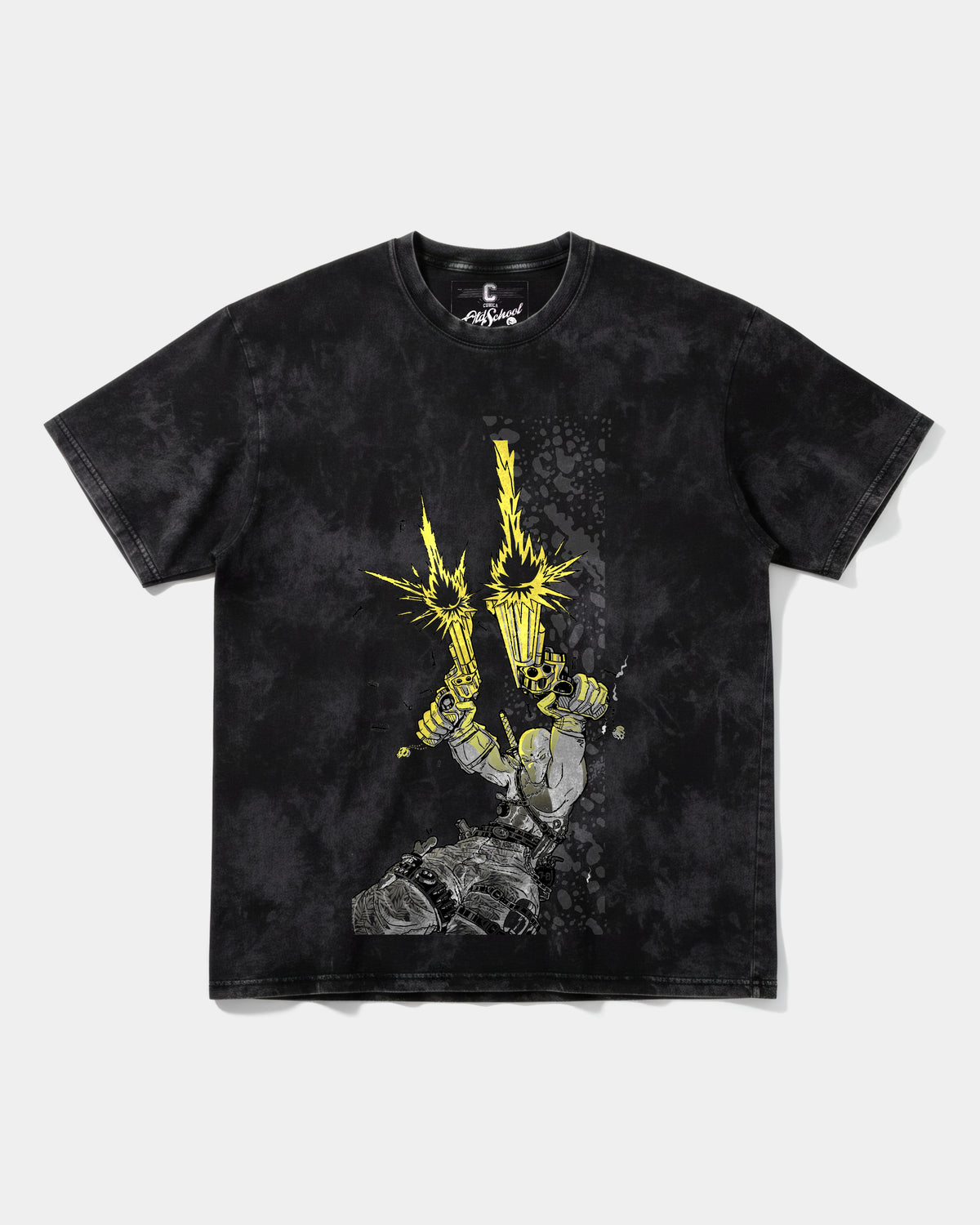 Gun Pool Big Front Oversize Acid T-Shirt