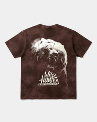 Camiseta Wild Hunter Pocket Front Oversize Acid Marron