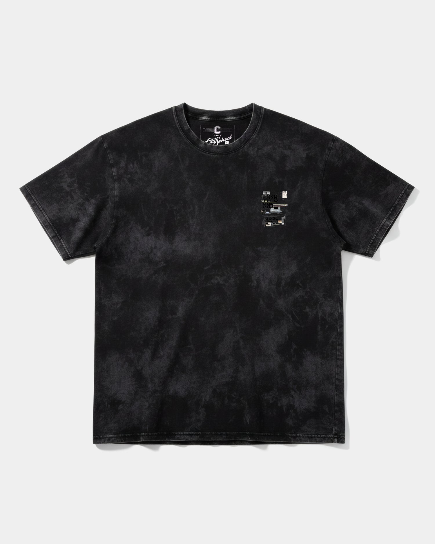 Camiseta Astral Pocket Front Oversize Acid Negro