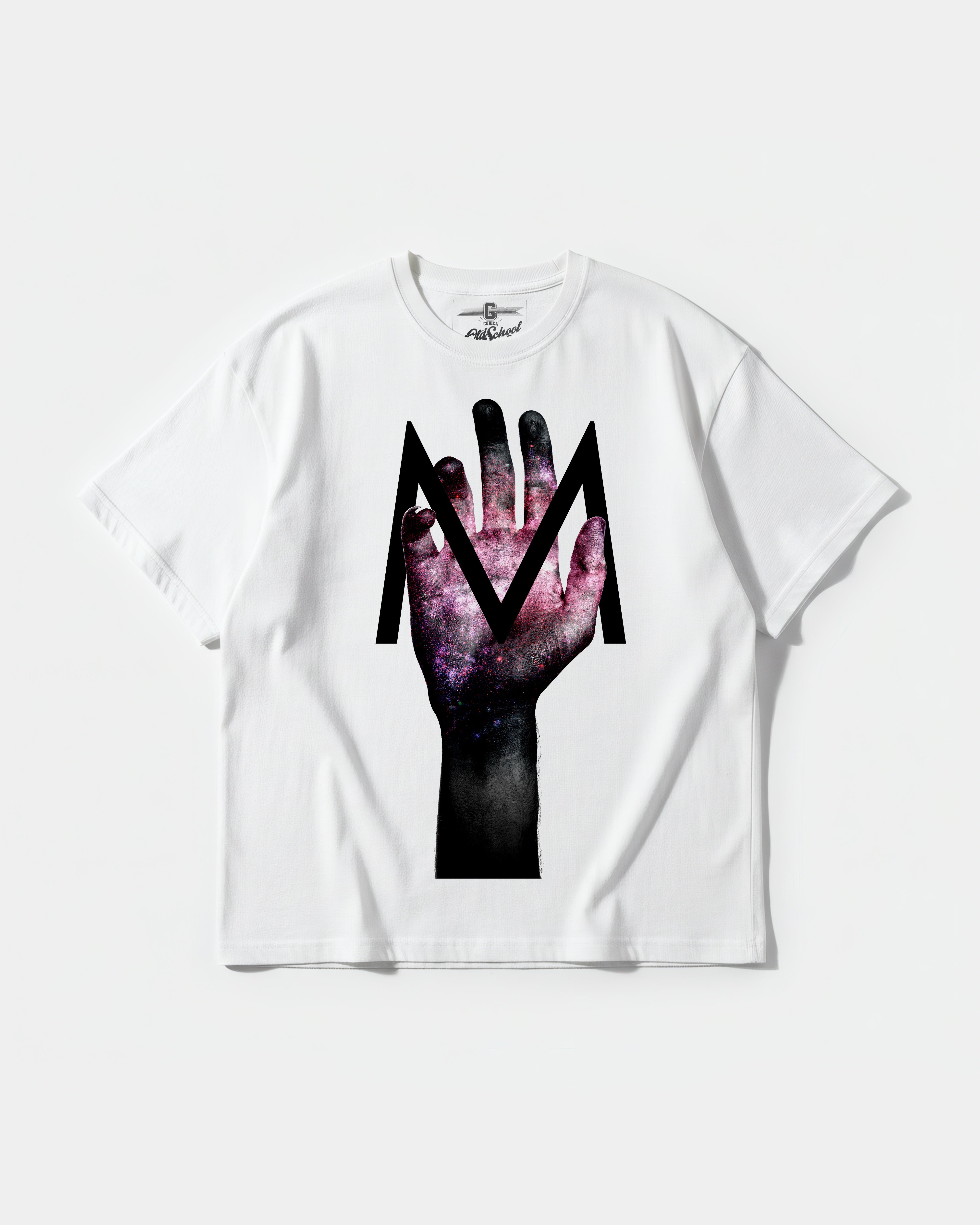 Hands M Big Front Oversize Basic T-shirt