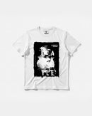 Camiseta Golden Night Big Front Regular Basic Blanco