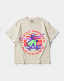Camiseta Somos Skaters Big Front Oversize Basic Beige