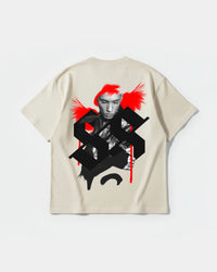 Camiseta Sick Soul Pocket Front Oversize Basic Beige