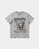 Camiseta Fierce Crew Big Front Regular Basic Gris