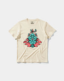 Camiseta Oso Con Gorro Big Front Regular Basic Beige