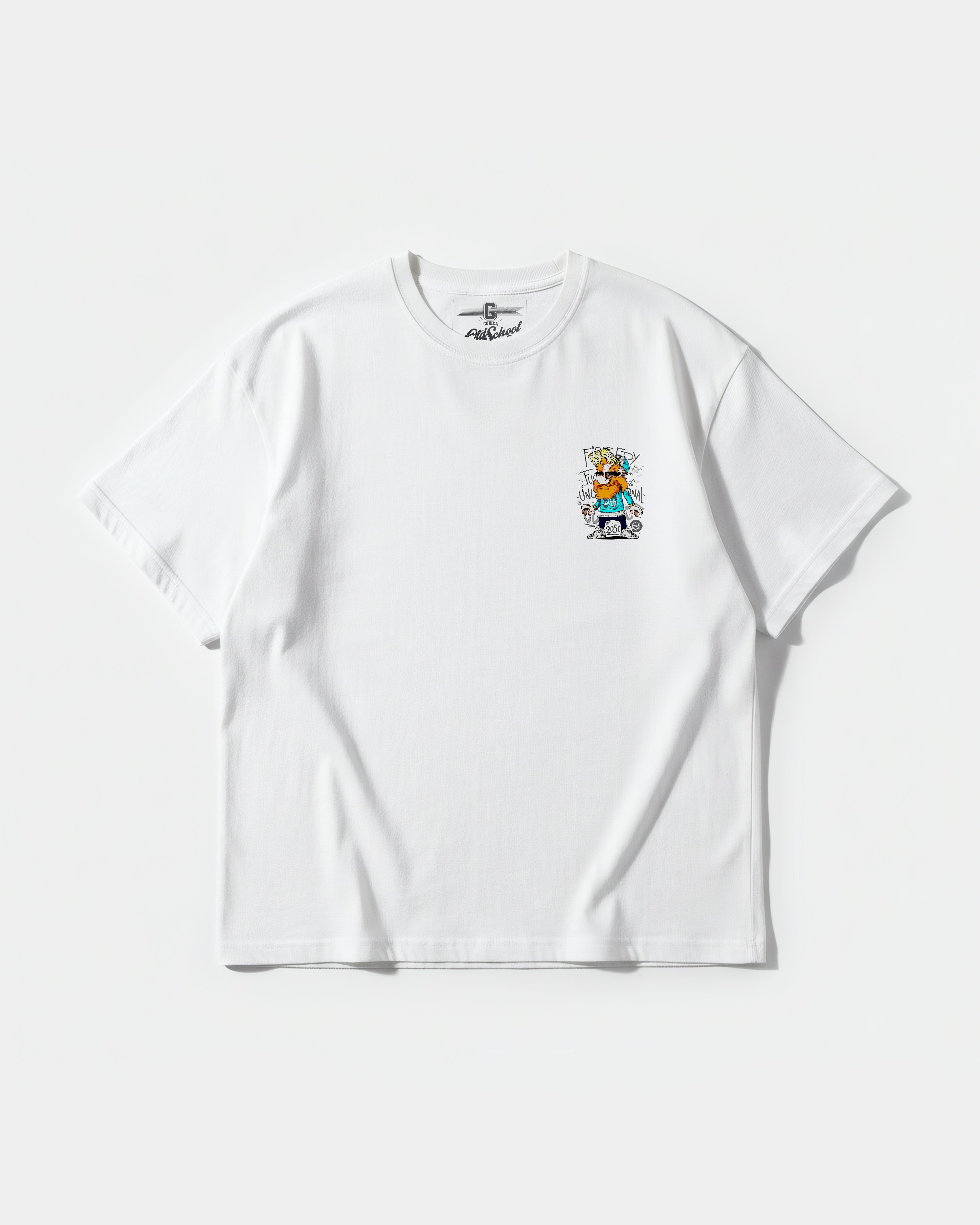 Camiseta Tio Sam White Big Pocket Oversize Basic