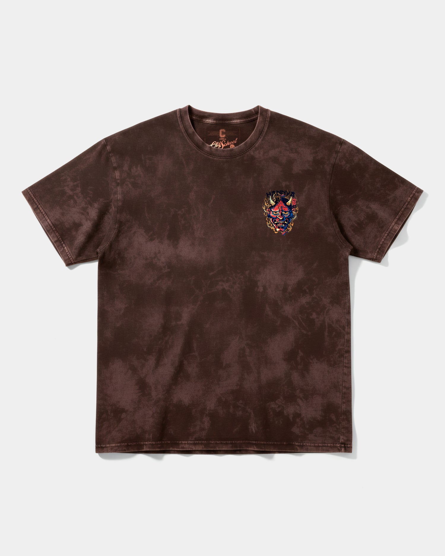 Camiseta China Hannya Big Front Oversize Acid Marron