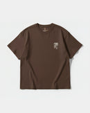 Camiseta Magic Owl Pocket Front Oversize Basic Marron
