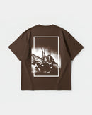 Camiseta Physical Strength Big Back Oversize Basic Marron
