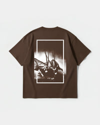 Camiseta Physical Strength Big Back Oversize Basic Marron