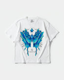 Camiseta Libertad White Big Front Oversize Basic Blanco