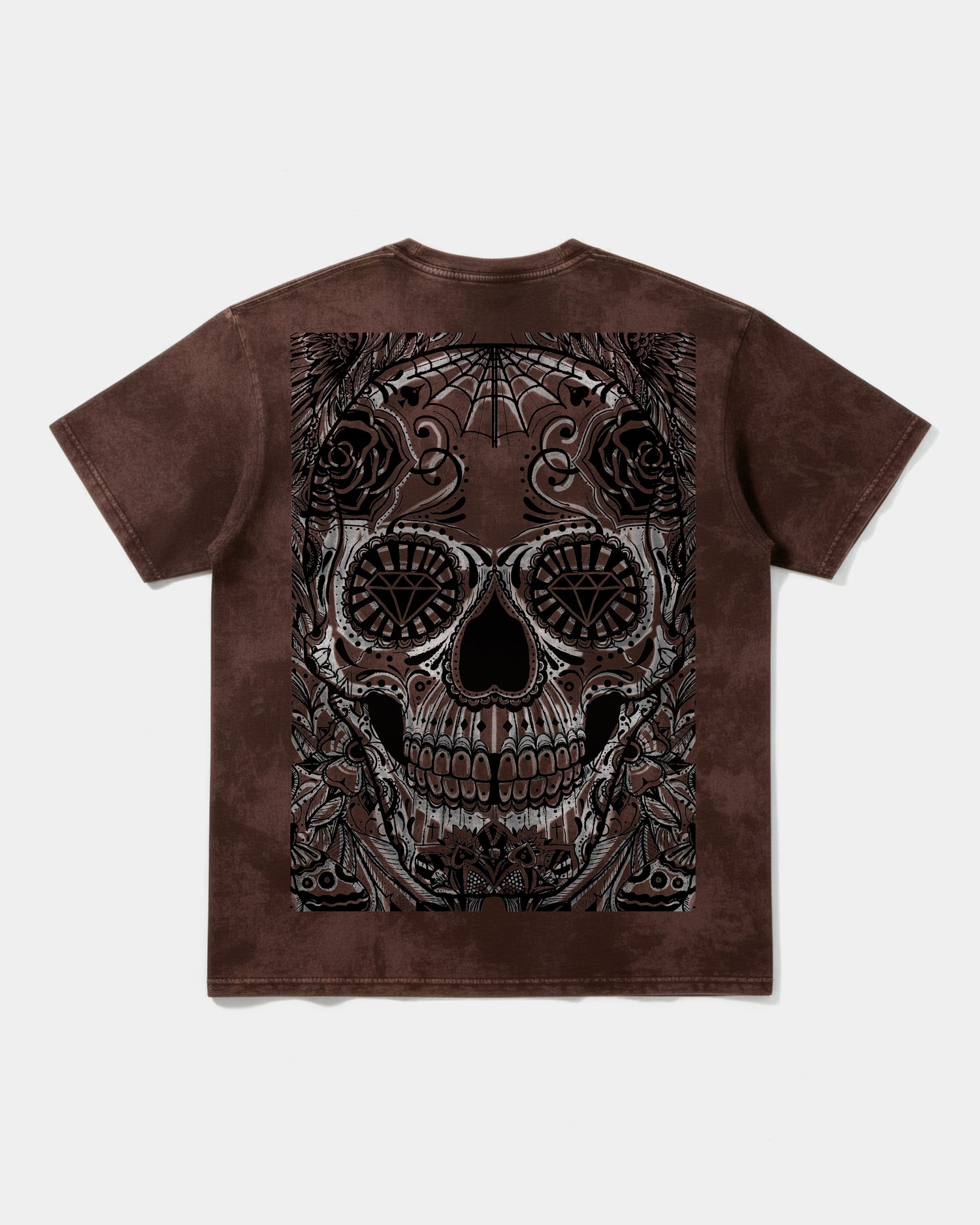 Camiseta Catrina Big Back Oversize Acid Marron