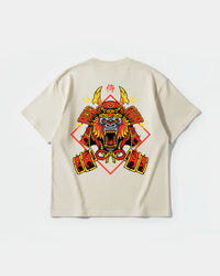 Camiseta Gorilla Samurai Pocket Front Oversize Basic Beige