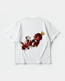 Camiseta Ungaunga Lengua Pocket Front Oversize Basic Blanco