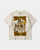 Camiseta Steampunk Wildest Big Front Oversize Basic Beige