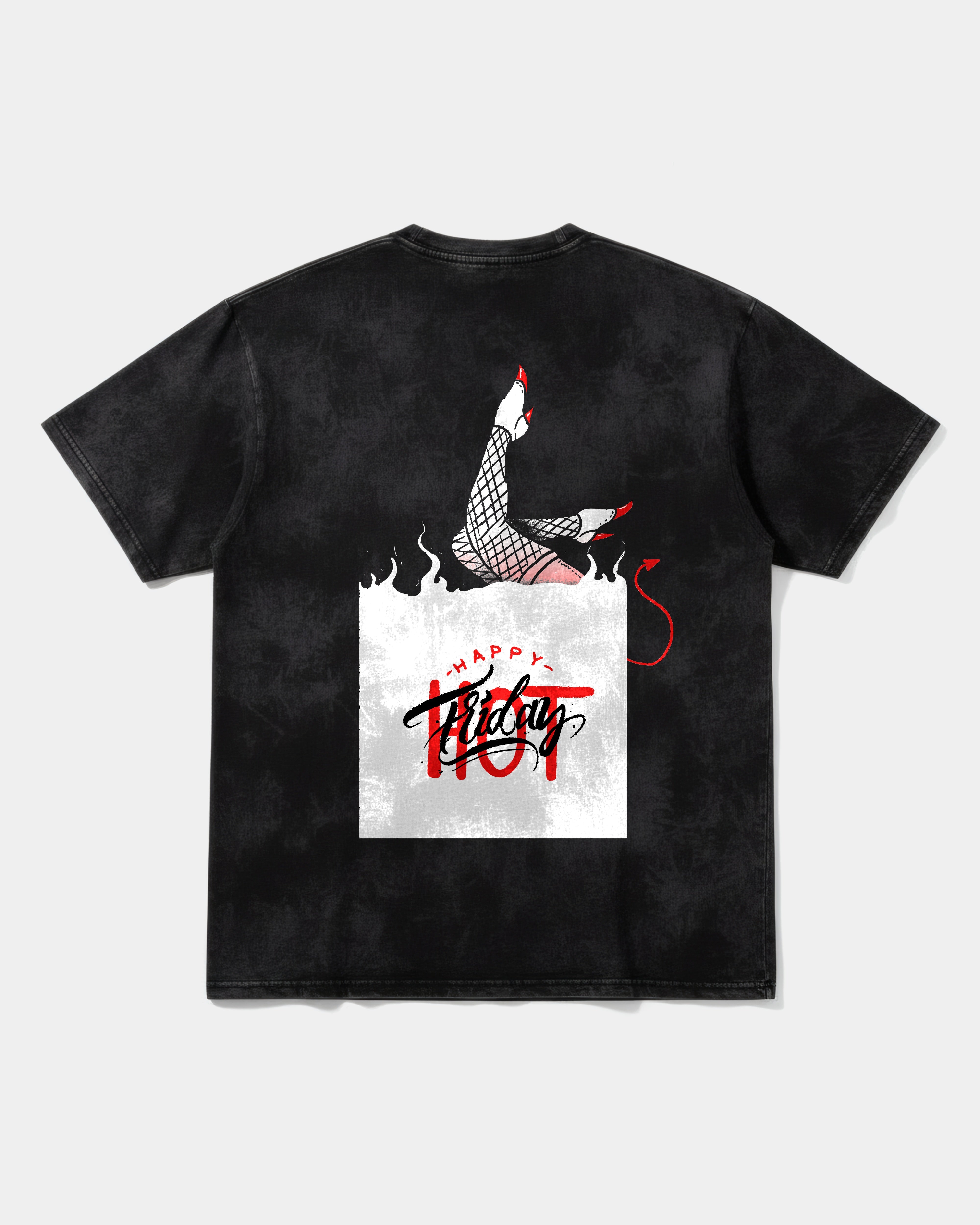 Camiseta Hot Friday Big Back Oversize Acid