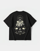 Camiseta Forceful Big Back Oversize Basic Negro