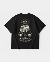 Camiseta Forceful Big Back Oversize Basic Negro