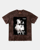 Camiseta Golden Night Big Front Oversize Acid Marron