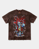 Camiseta Mummra Big Front Oversize Acid Marron