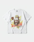 Camiseta Party Now Big Front Oversize Basic Blanco