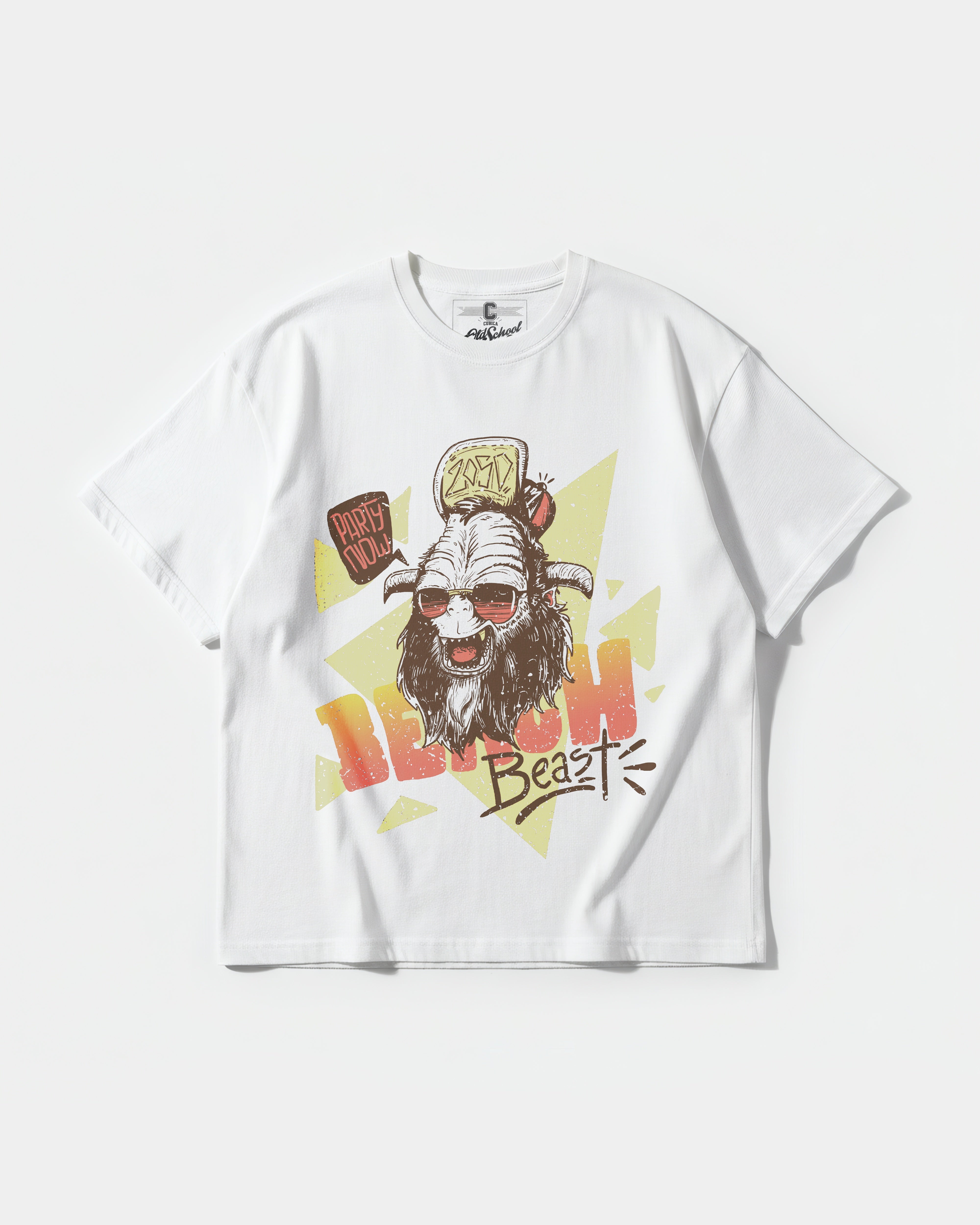 Camiseta Party Now Big Front Oversize Basic